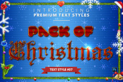 Christmas Pack #2 - Text Styles, a Layer Style Add-On by Jonas Stensgaard (Thumbnail 8 of 23)