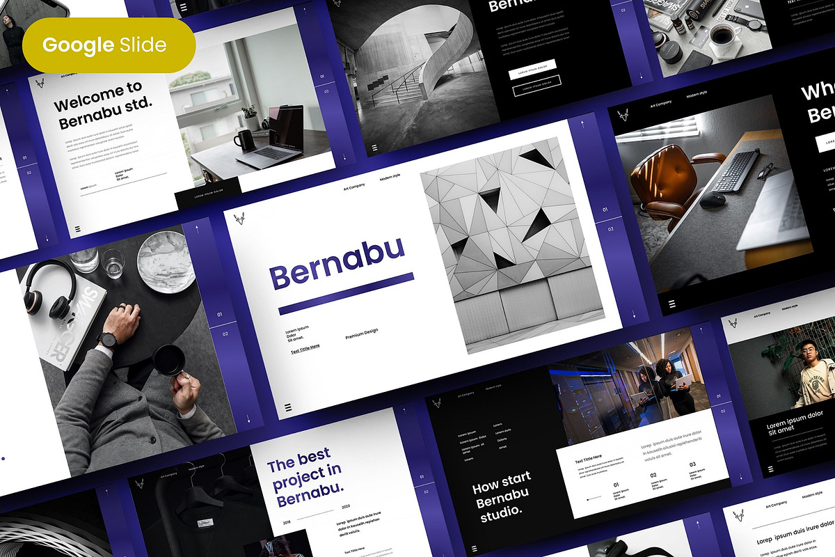 Bernabu- Business Google Slide, a Presentation Template by Dens Creative Studio (Photo 1 of 6)