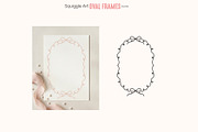 Squiggle Art Oval Frames Bundle, an Object Graphic by moja doodle (Thumbnail 2 of 8)