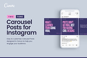 Two-Tone Carousel Post for Instagram, a Social Media Template by Roger Coles (Thumbnail 1 of 12)