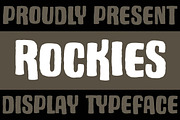 ROCKIES - Rough Display Font, a Sans Serif Font by Subectype Studio (Thumbnail 1 of 7)