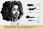 Realistic Dry Media Procreate Brush, a Brush Add-On by HabitusDesigns (Thumbnail 3 of 8)