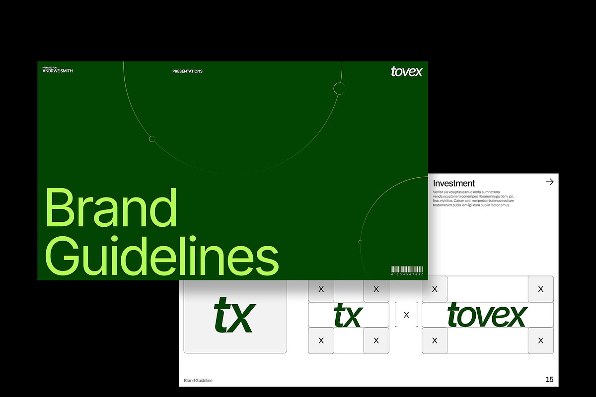 Minimal Brand Guideline - Figma, a Branding & Logo Template by Templeste (Photo 3 of 7)
