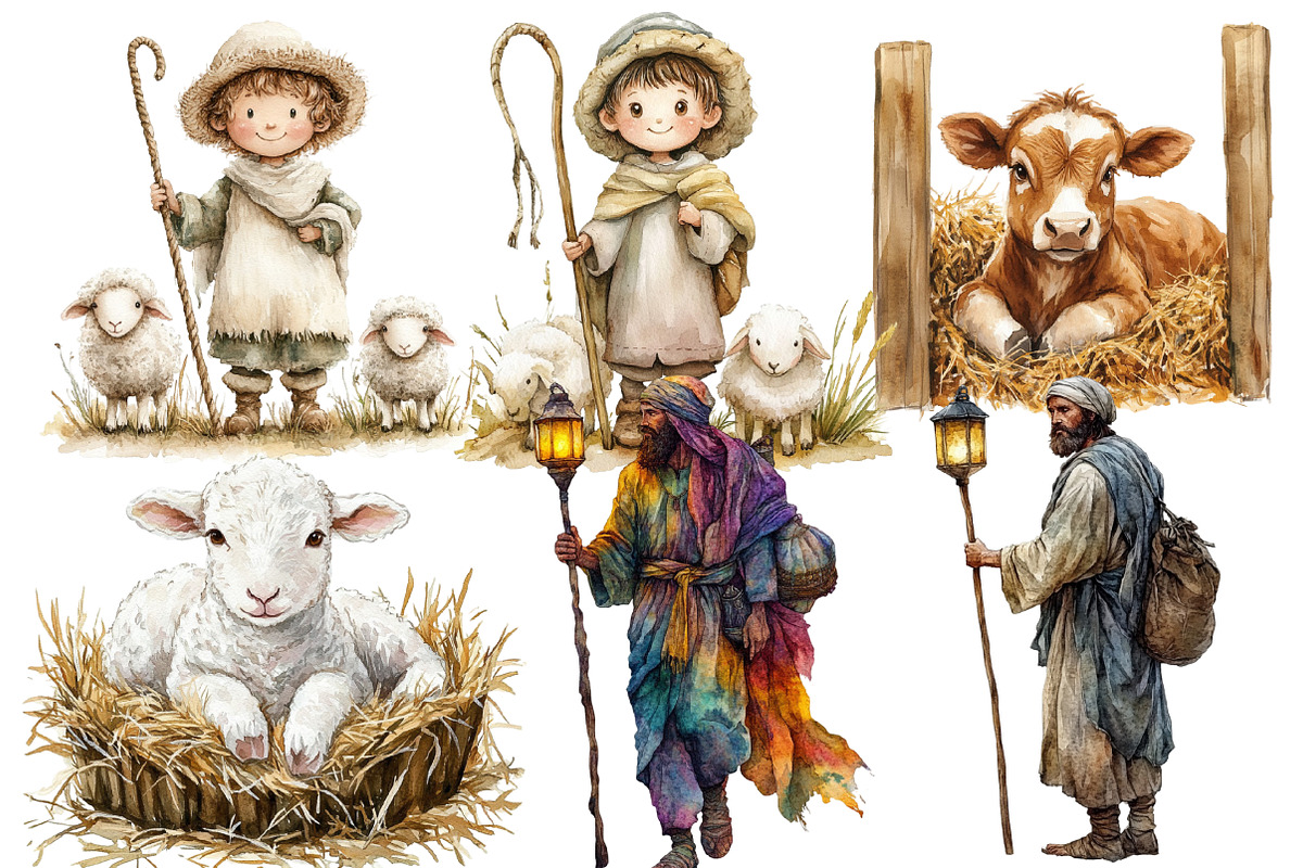 Nativity Clipart, an Illustration by Designworld (Photo 6 of 6)