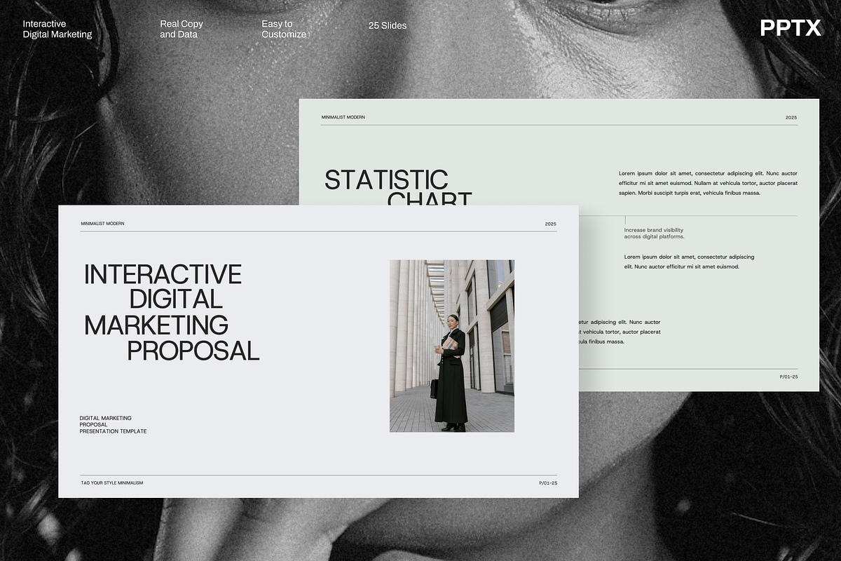 QuietImpact - Brand Proposal PPT, a Presentation Template by Dirtytemp Studio (Photo 3 of 7)