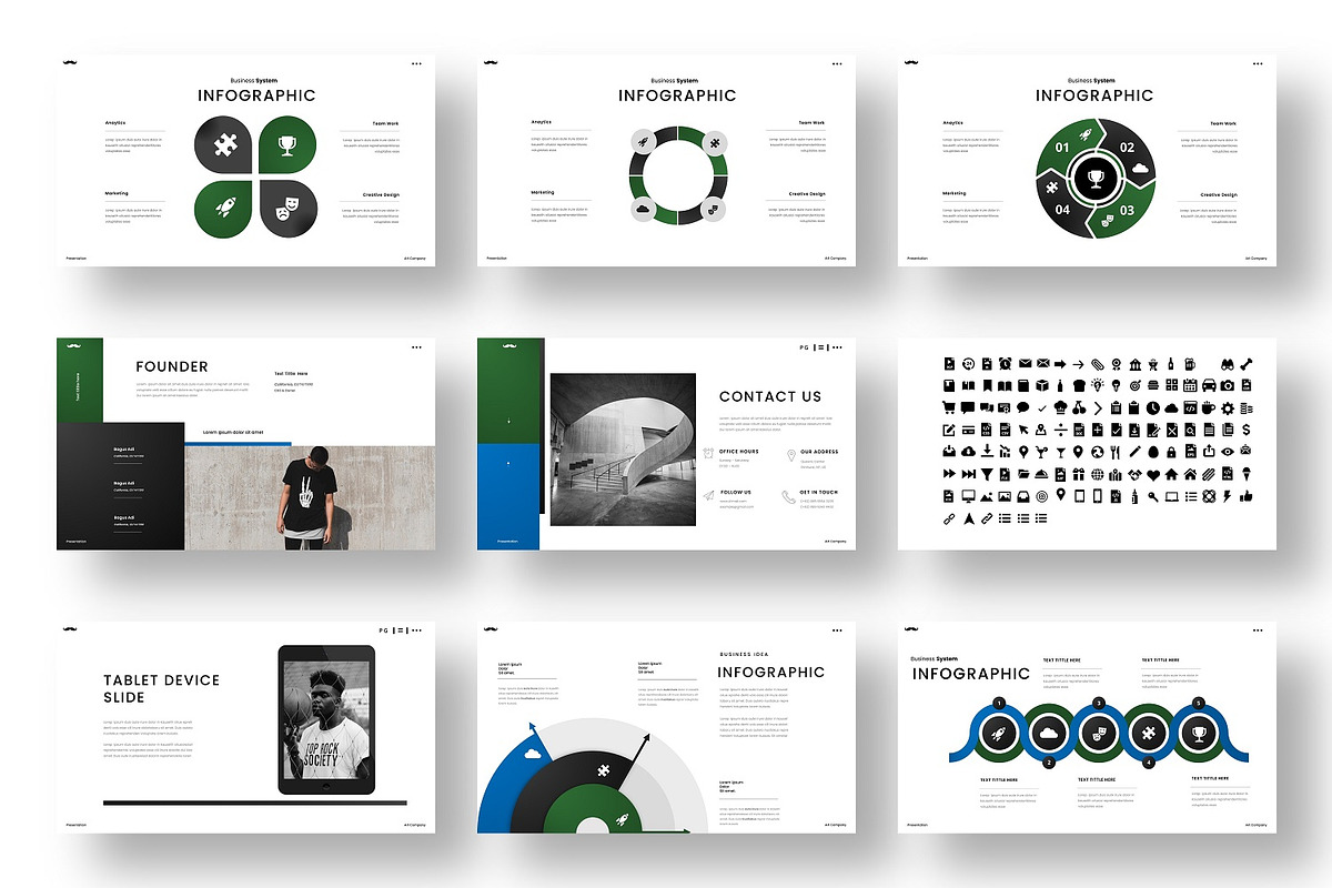Zimak – Business PowerPoint Template, a Presentation Template by Dens Creative Studio (Photo 5 of 6)