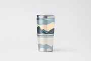8 Serene Loch Seamless Patterns, a Pattern Graphic by Inknfolly (Thumbnail 5 of 6)