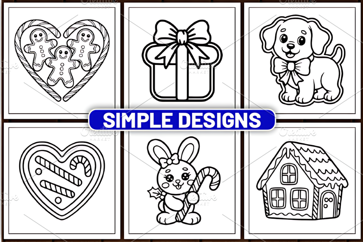 62 Christmas Cookies & Sweets Color, a Seasonal Illustration by Design Art (Photo 5 of 6)