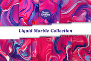 Liquid Marble Digital Papers #1, a Texture Graphic by Happy Creators Co. (Thumbnail 4 of 7)