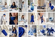 Blue Aesthetic Stock Photos, a Person Photo by Selenique Studio (Thumbnail 8 of 12)