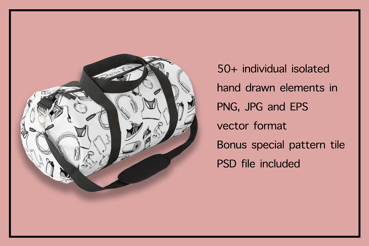 Fit Girl hand drawn clip art, a Graphic by Stylus & Bloom (Photo 2 of 6)