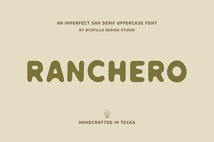 RANCHERO by Ocotillo Design Studio, a Sans Serif Font by Ocotillo Design Studio