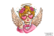 Cupid with Bubblegum PNG Clipart, an Illustration by Black Gallery (Thumbnail 6 of 14)