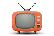 Retro TV Vector Illustrations, an Object Graphic by Gomolach (Thumbnail 4 of 9)