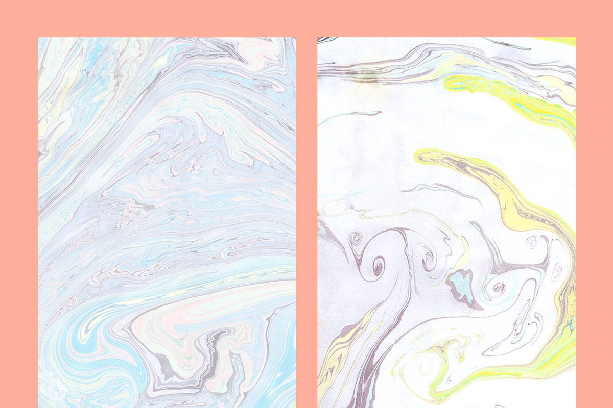 Suminagashi Marble Textures, a Texture Graphic by QueenDesigns (Photo 7 of 7)