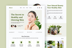 Skinerr - Skincare Landing Page V1