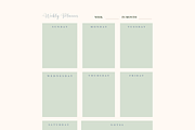 Weekly Planner, a Stationery Template by Brand Your Biz Co. (Thumbnail 9 of 10)