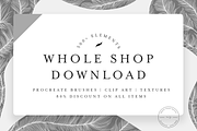 500+ Procreate Elements - 80% OFF, a Brush Add-On by SorrDesign (Thumbnail 1 of 19)