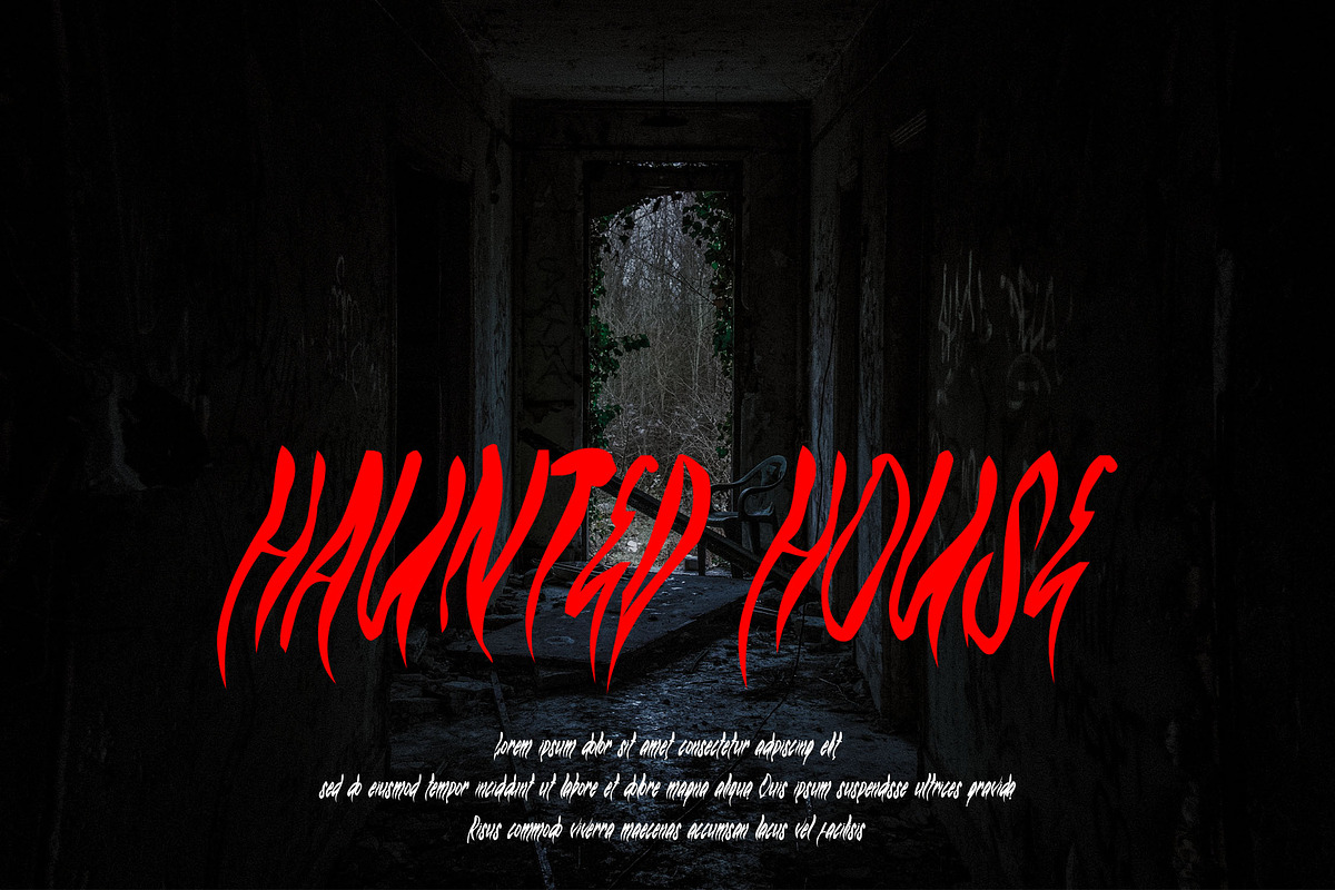ROHSERAM - Halloween Horror Font, a Font by NTC Graphic (Photo 6 of 8)