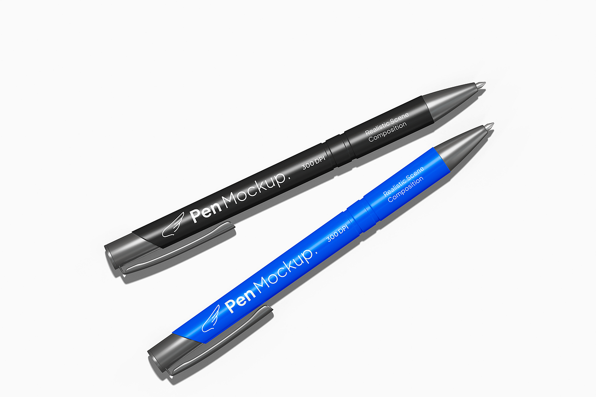 Pen Mockup, a Pens & Pencil Mockup by Bartama Graphic (Photo 2 of 4)