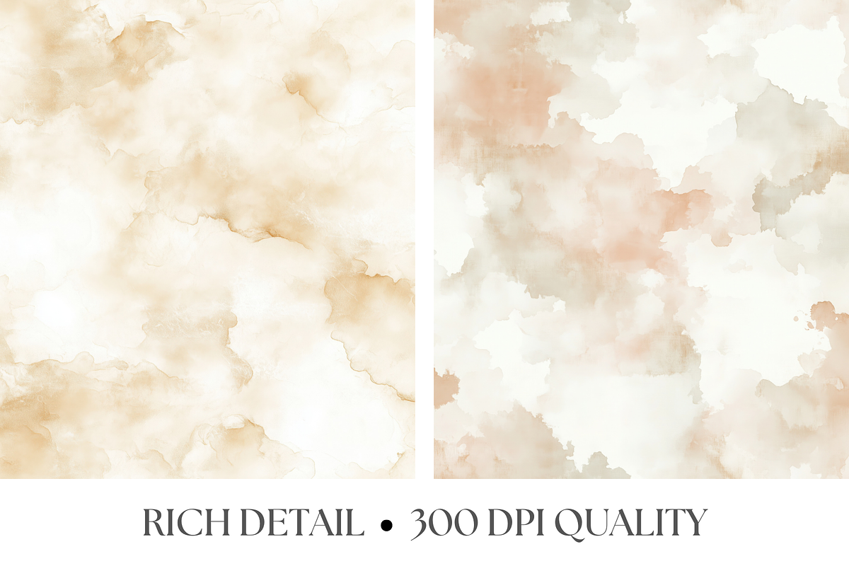 Neutral Watercolor Textures, a Texture Graphic by Artful Assets Boutique (Photo 3 of 4)