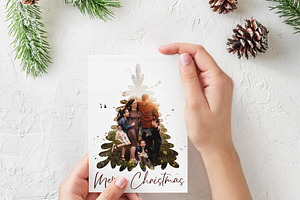 Christmas Trees Photo Masks