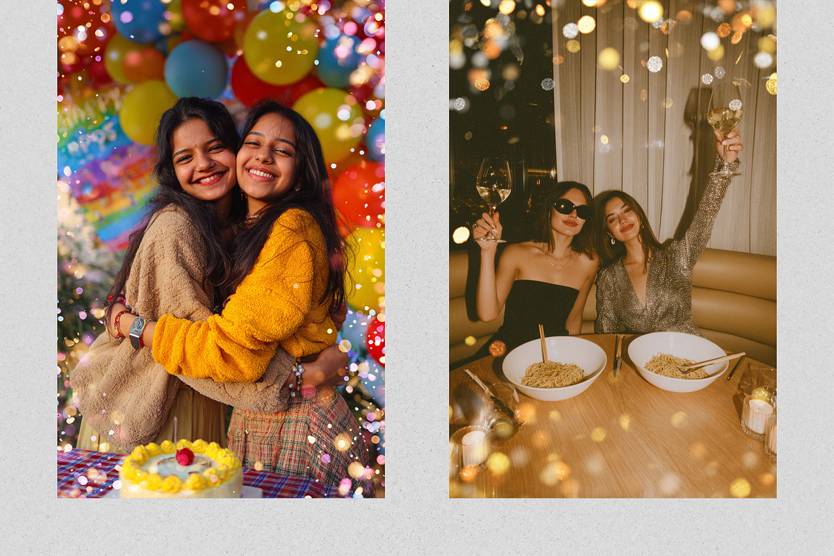Festive Confetti Overlays, a Texture Graphic by PhotoSpirit (Photo 6 of 8)