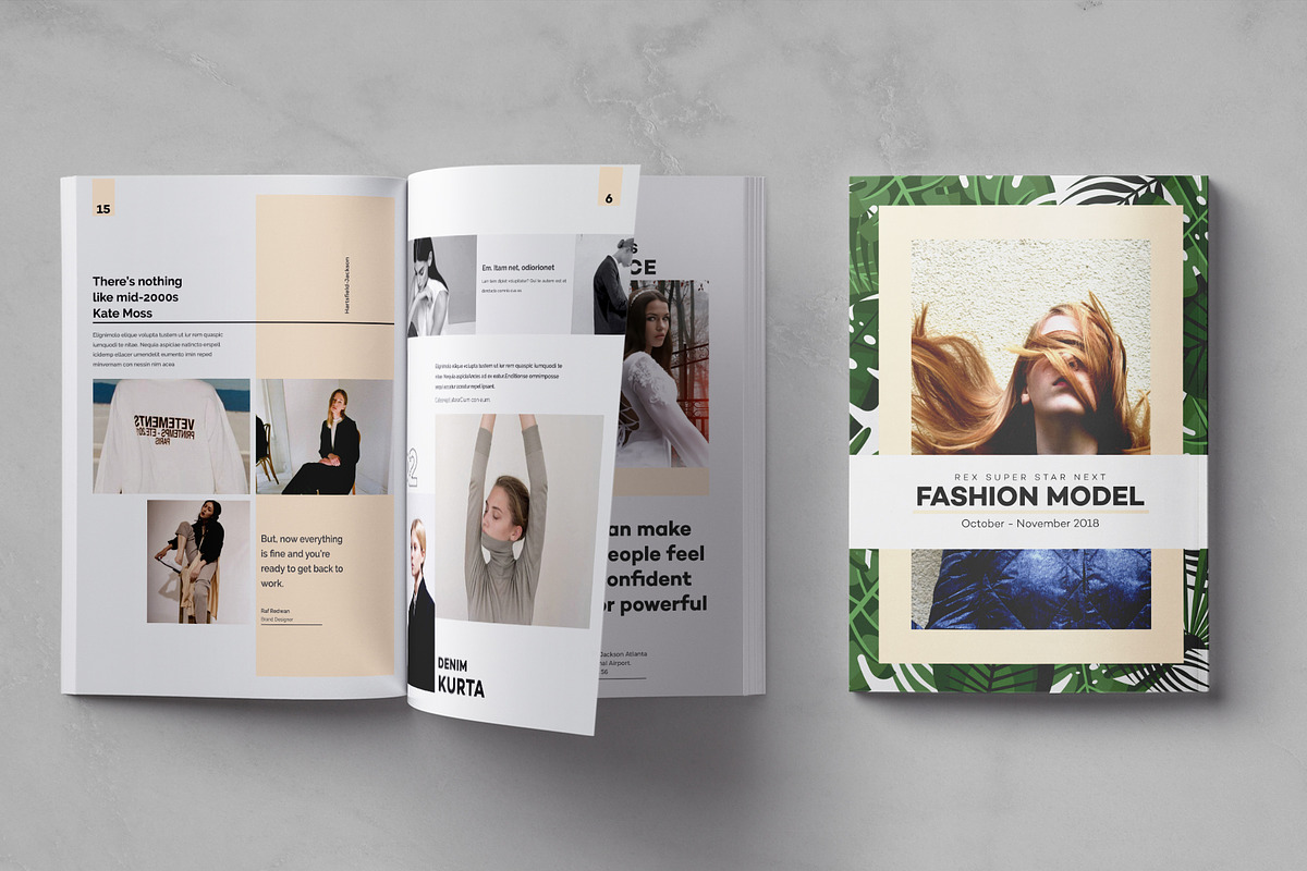 Fashion Lookbook / Brochure, a Brochure Template by Addaxx (Photo 1 of 7)