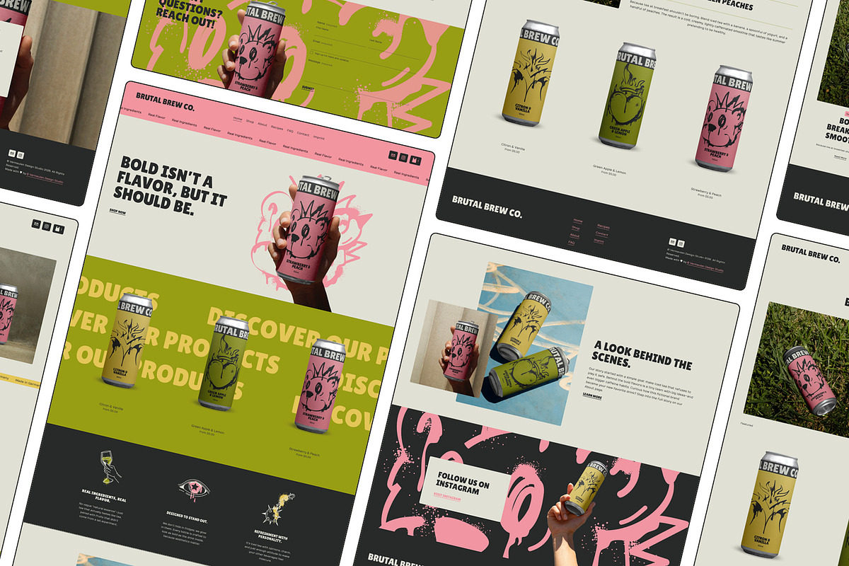 Squarespace Website Template | Bold, a Squarespace Template by Vermeulen Design Studio (Photo 4 of 7)