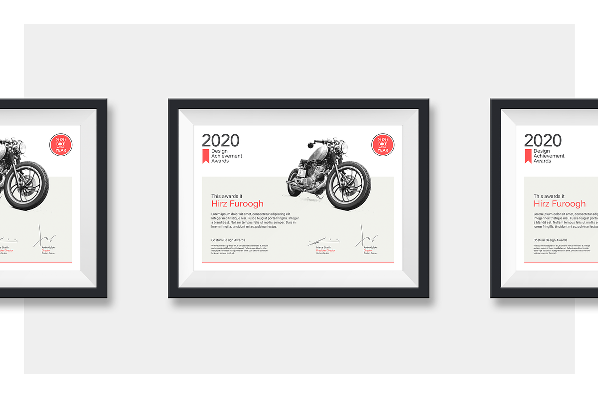 Auto Certificates, a Stationery Template by silukEight (Photo 4 of 7)