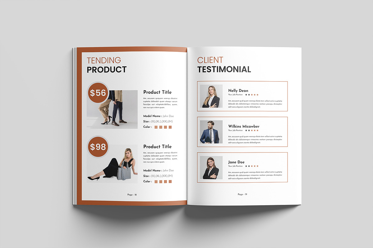 Fashion Product Catalogue Template, a Brochure Template by Cleffon_Graphic_Studio (Photo 10 of 11)