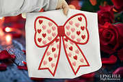 Preppy Coquette Valentine Bow PNG, an Illustration by Canvas Craft (Thumbnail 1 of 7)