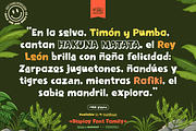 LT Hakuna Matata - Display Font, a Sans Serif Font by NasArt© (Thumbnail 2 of 7)