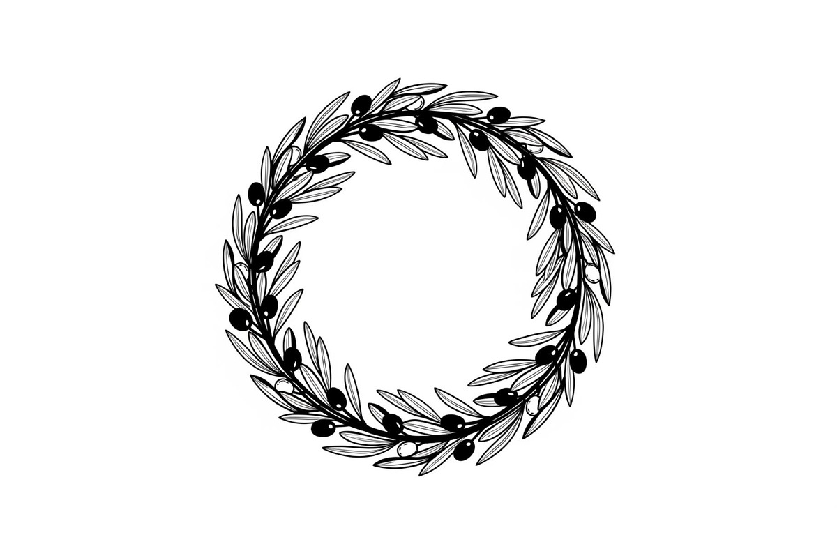 Floral Wreath Circle SVG Bundle, an Illustration by Creativeshirt (Photo 15 of 51)