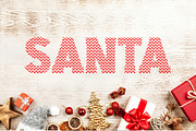 Santa Ugly Sweater - Christmas Font, a Font by vladocar (Thumbnail 9 of 9)