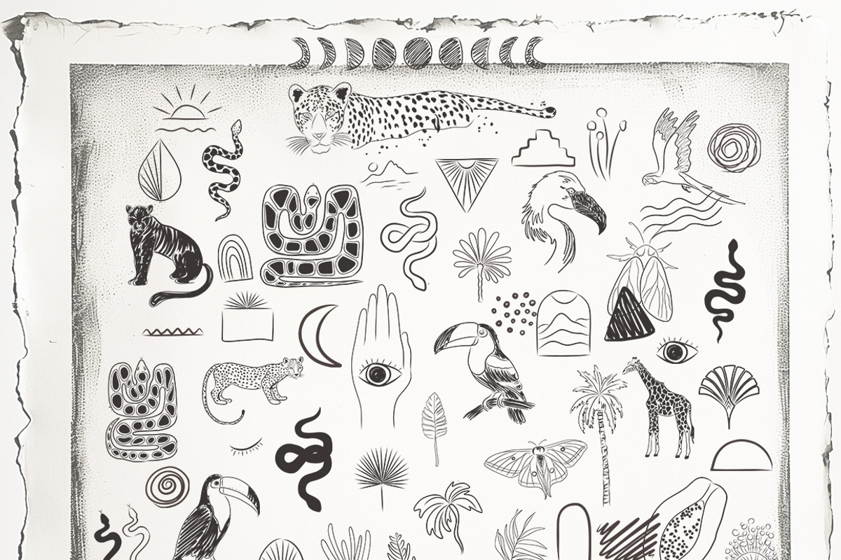 Tropical Jungle Watercolor Arts, an Object Graphic by Evgeniia (Photo 5 of 12)