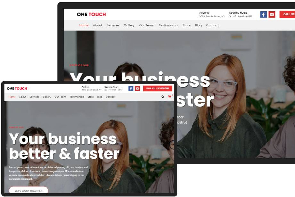 Multi-Purpose WordPress Theme - OneTouch preview 6