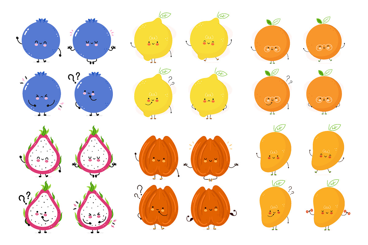 Fruits & Vegetables bundle, a Food Illustration by Slavko Kahovsky (Photo 5 of 6)