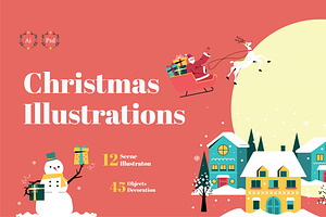 Christmas Illustration Set