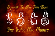 Hakorida - Blackletter Font, a Blackletter Font by madeDeduk (Thumbnail 4 of 10)
