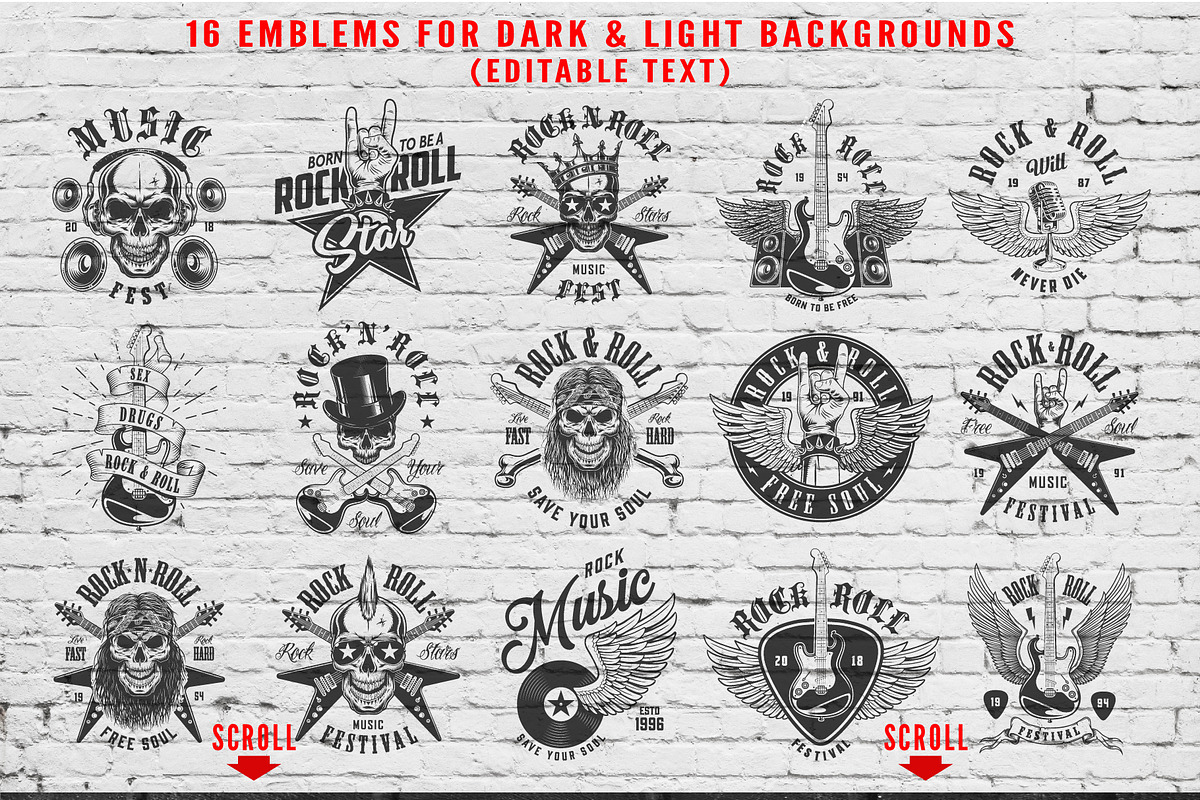 Rock and Roll bundle, a Poster Template by DGIM studio (Photo 2 of 8)