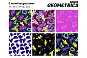 Bold Abstract Seamless Pattern Set, a Pattern Graphic by Asya Melkonyan Patterns (Thumbnail 7 of 16)