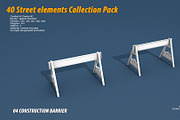 40 Street elements Collection Pack, an Architecture 3D Model by multimedia4ds (Thumbnail 9 of 70)