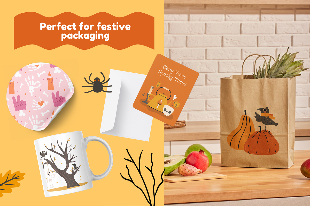 Halloween | Cute Vector Clipart, a Graphic by Heartwarming Art (Photo 6 of 7)