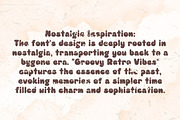 Groovy Retro Vibes - Handwritten, a Handwritten Font by Charmingbear59.design (Thumbnail 2 of 5)