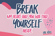Little Kisses - Playful Display Font, a Script Font by Gassstype (Thumbnail 2 of 8)