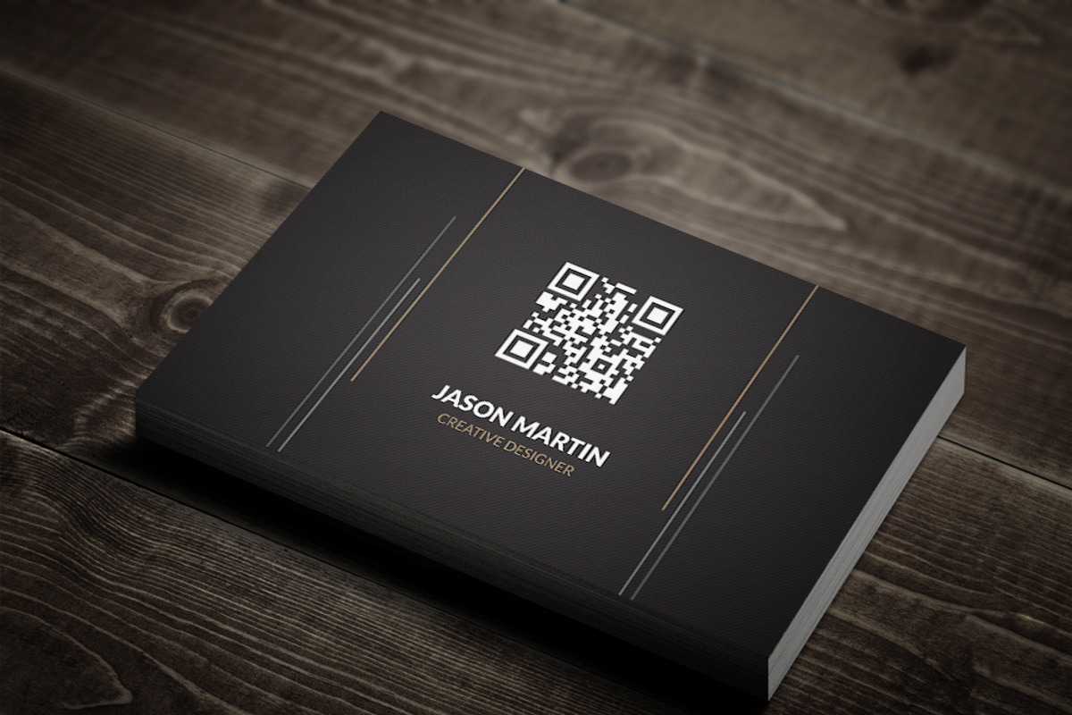 Creative Dark Business Card, a Business Card Template by bouncy (Photo 4 of 4)