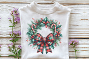 Grass Wreath Christmas Sublimation, an Illustration by CraftArtStudio (Thumbnail 5 of 6)