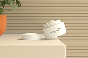 Cream mockup, an Advertising Mockup by xavier_studio (Thumbnail 4 of 5)