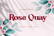 Rose Quay - Elegant Serif Font, a Serif Font by StringLabs (Thumbnail 1 of 11)